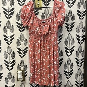 Hollister Pink Floral Dress